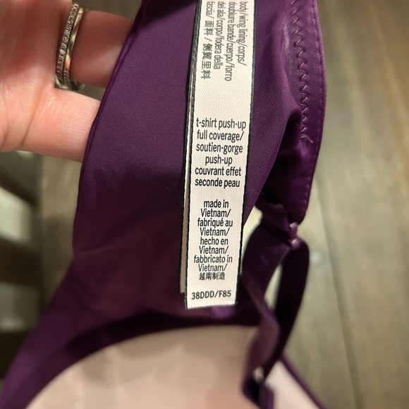 Victoria's Secret T-Shirt Push Up Purple Bra - Picture 7 of 7
